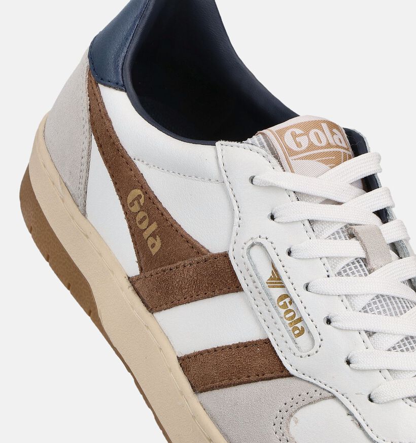 Gola Witte Veterschoenen voor heren (368564) - geschikt voor steunzolen