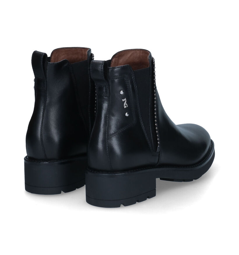 NeroGiardini Bottines Chelsea en Noir en cuir (314405)