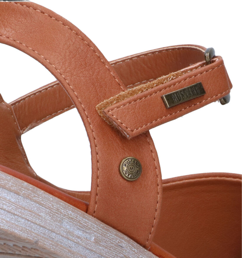 Mustang Cognac Sandalen voor dames (323331)