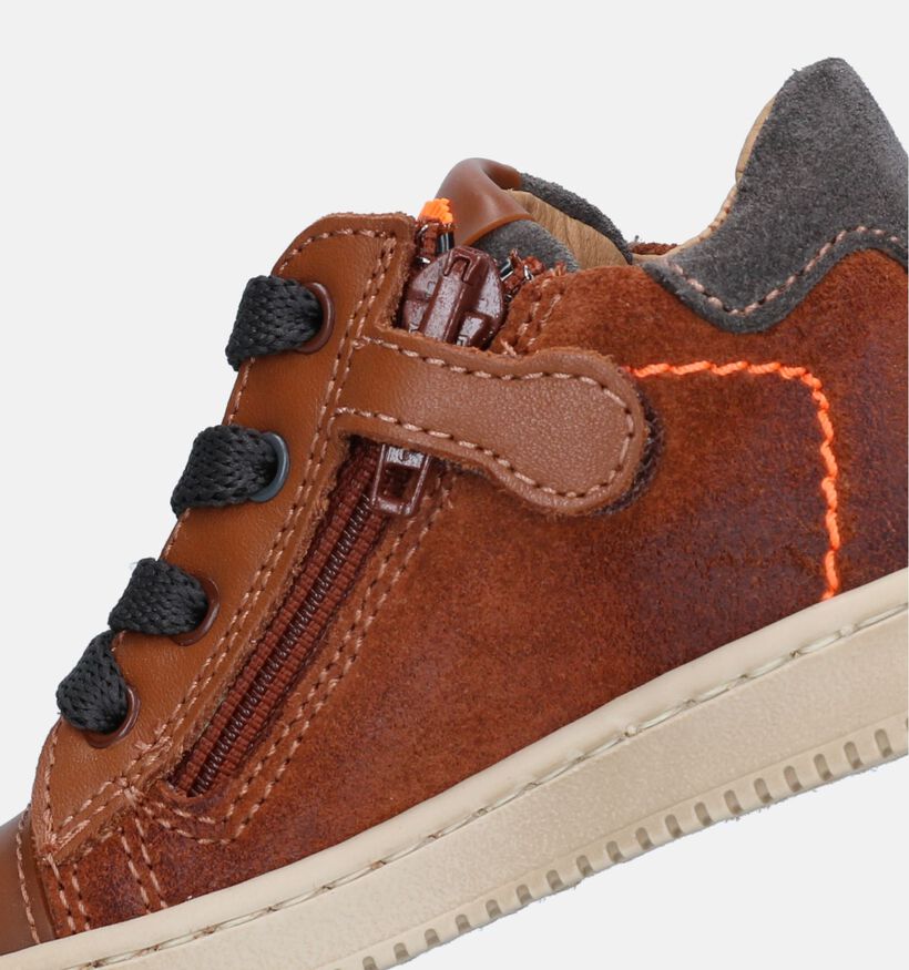 STONES and BONES Nepo Cognac Babyschoenen voor jongens (329444) - geschikt voor steunzolen