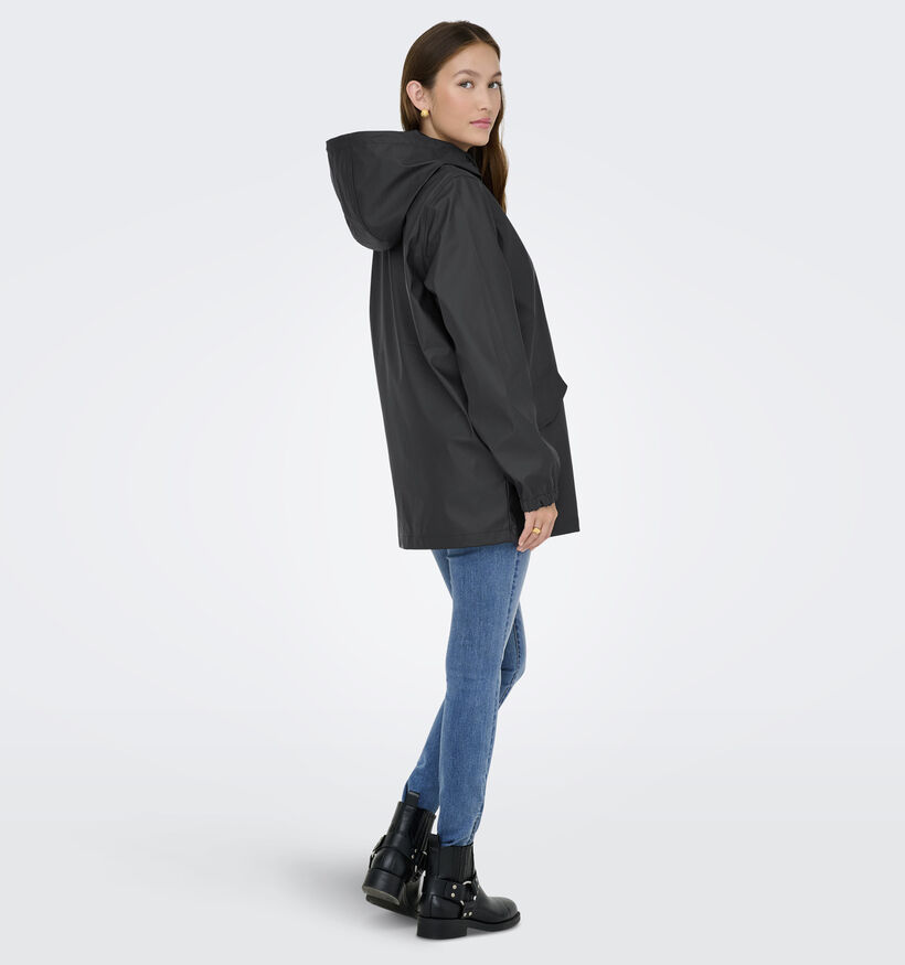 JDY Mulan Zwarte Regenjas voor dames (359861)