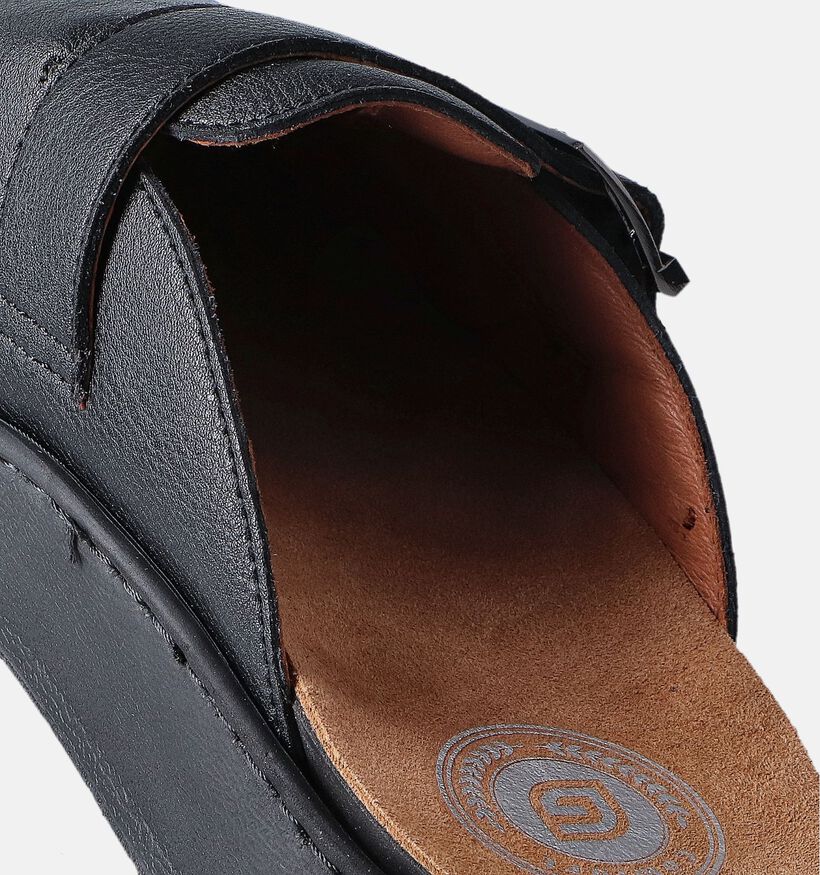 G-Comfort Zwarte Pantoffels voor Steunzolen voor heren (356036) - geschikt voor steunzolen