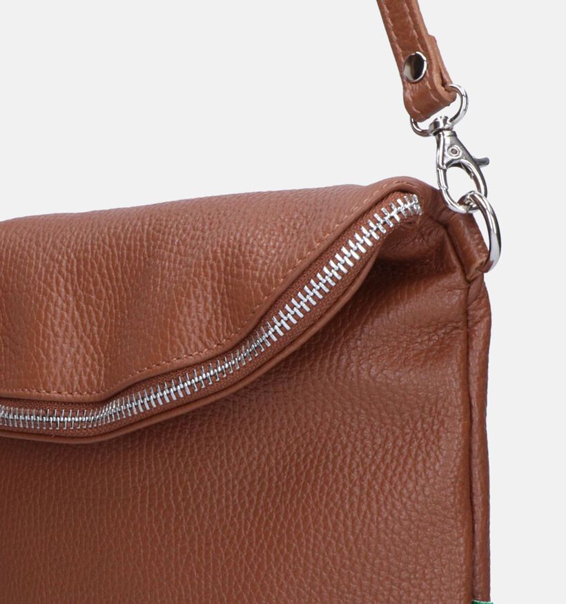 Time Mode Lin Sac porté croisé en Cognac pour femmes (335067)