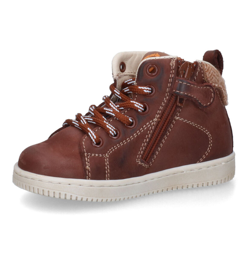 STONES and BONES Novo Chaussures pour bébé en Cognac en nubuck (313823)