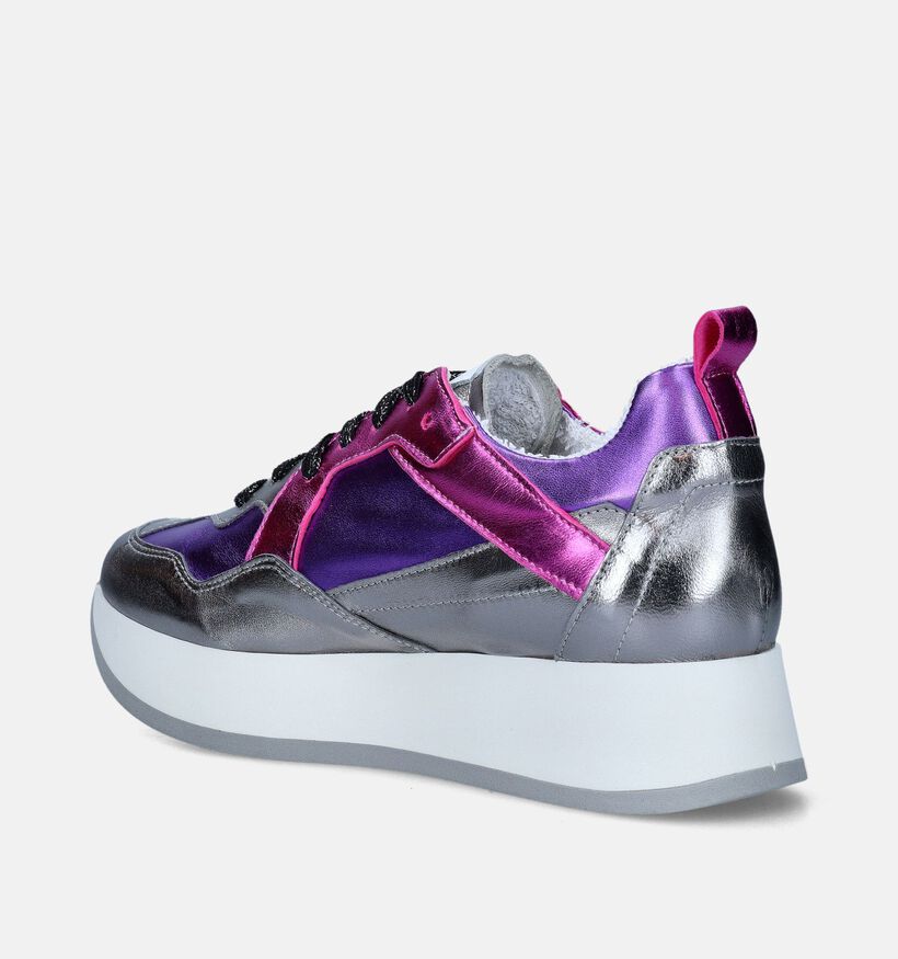 Sweet Lemon Biblos Zilveren Sneakers voor dames (349254) - geschikt voor steunzolen