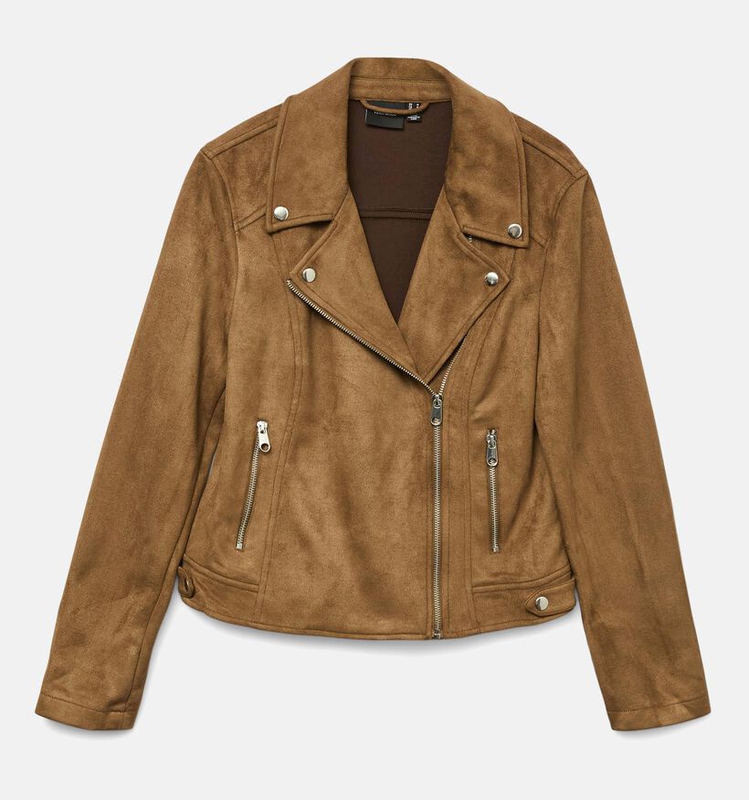 Vero Moda Jose Short Jacket Manteau court en Marron pour femmes (360088)