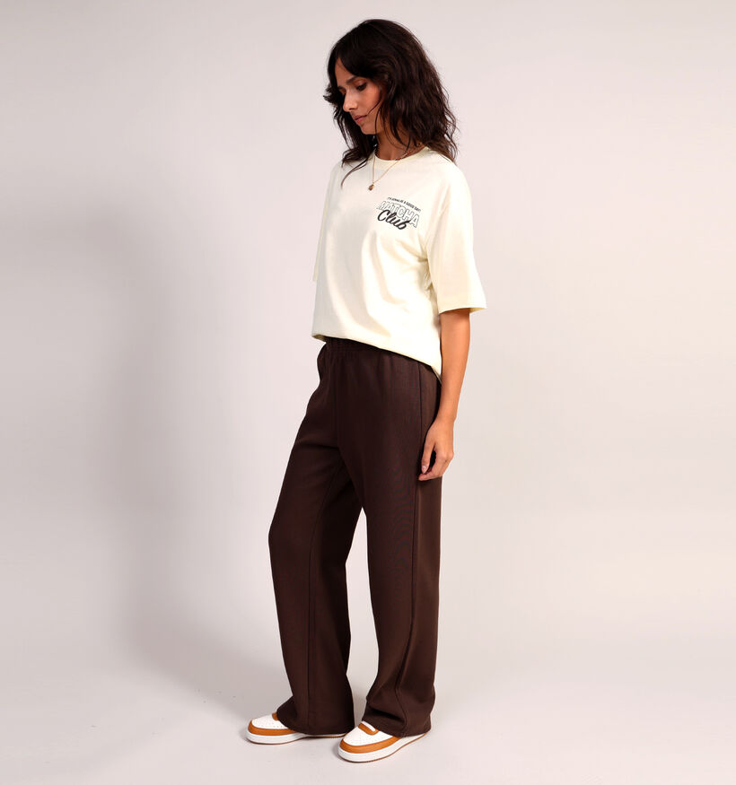 Pieces Chilli Bruine Joggingbroek voor dames (361138)