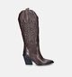Bronx New Cole Bottes de cowboy en Brun pour femmes (357314)