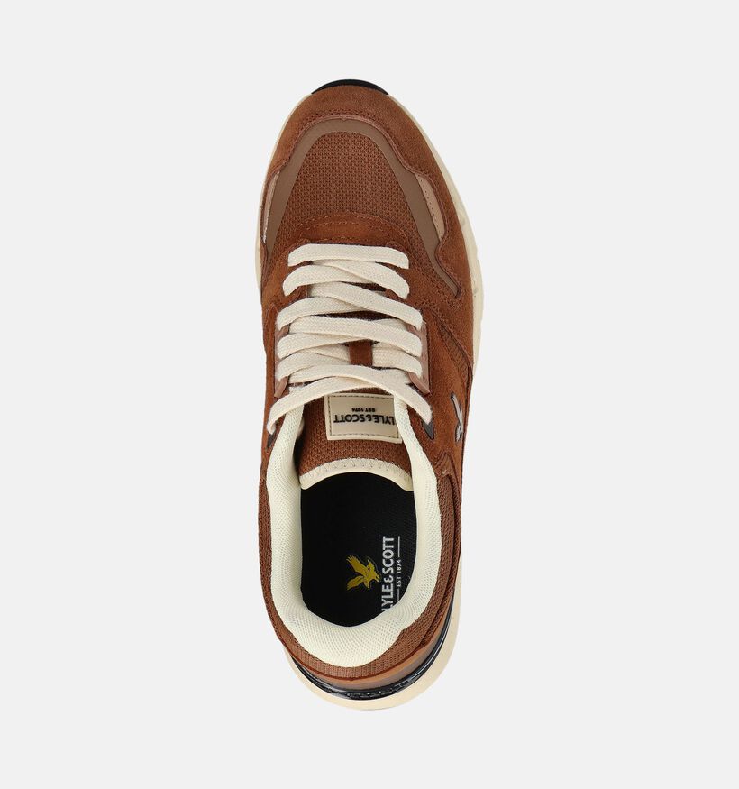Lyle & Scott Chaussures plates en Cognac pour hommes (362616) - pour semelles orthopédiques