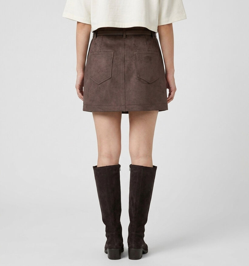 Guess Donkerbruine Mini-Rok voor dames (375879)