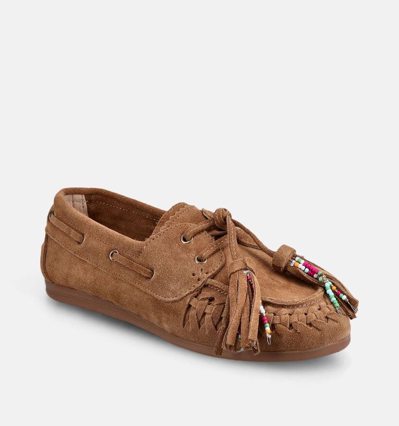 Poelman Cognac Bootschoenen voor dames (386162)