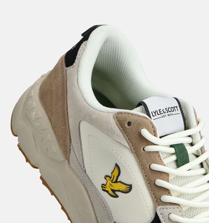 Lyle & Scott Baskets basses en Beige pour hommes (374314) - pour semelles orthopédiques