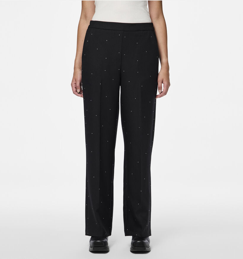 Pieces Peva Pantalon habillé en Noir pour femmes (348370)