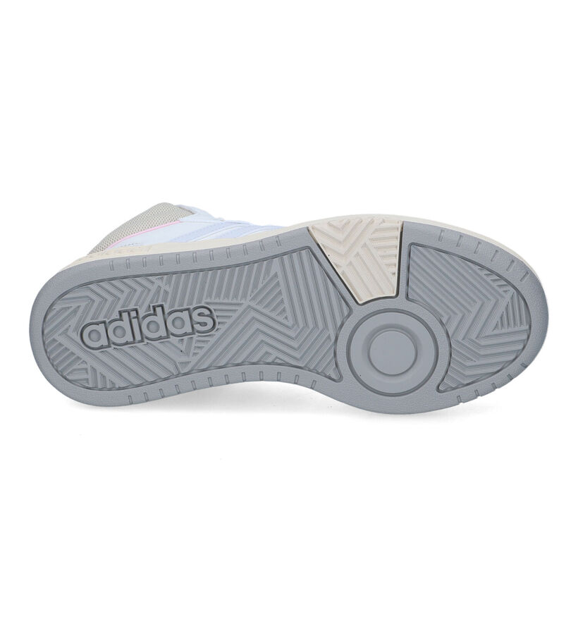 adidas Hoops 3.0 Mid Zwarte Sneakers voor dames (316561) - geschikt voor steunzolen
