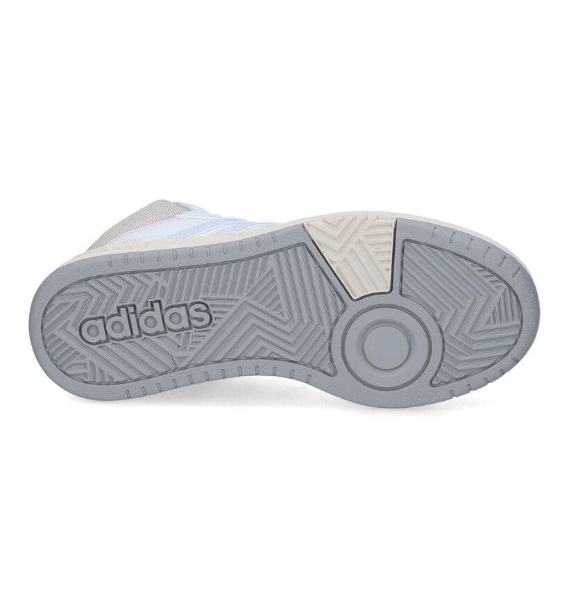 adidas Hoops 3.0 Mid Witte Sneakers voor dames (329412) - geschikt voor steunzolen