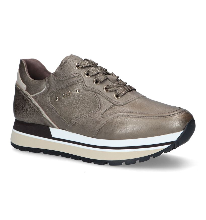 NeroGiardini Baskets casual en Marron pour femmes (329947) - pour semelles orthopédiques