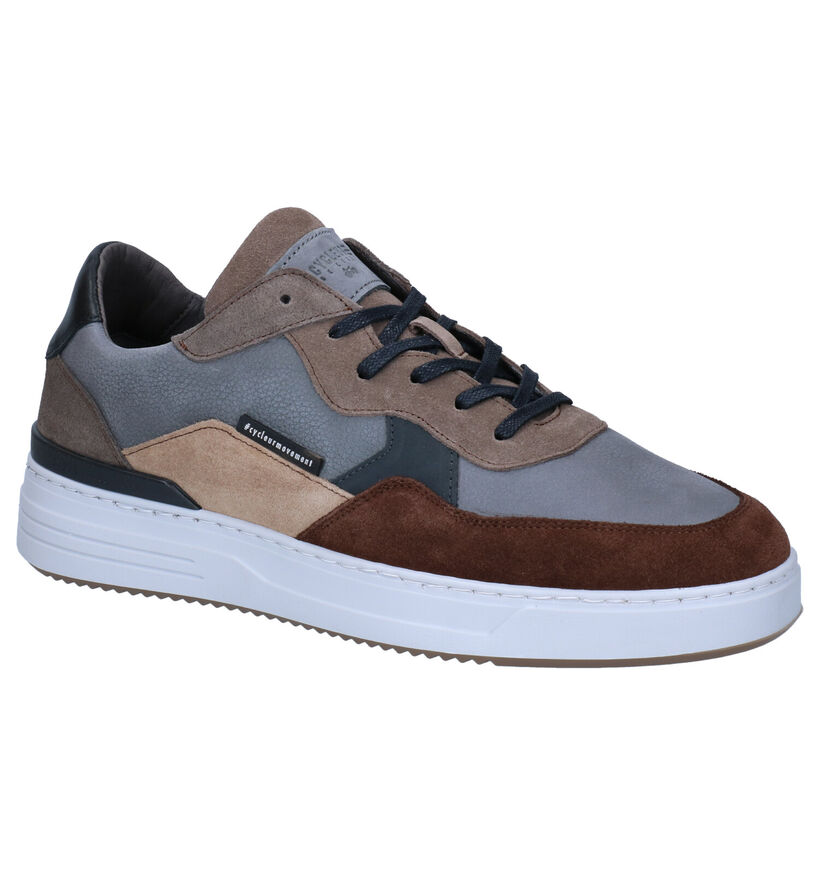 Cycleur de Luxe Clincher Chaussures à lacets Multicolore en cuir (298979)