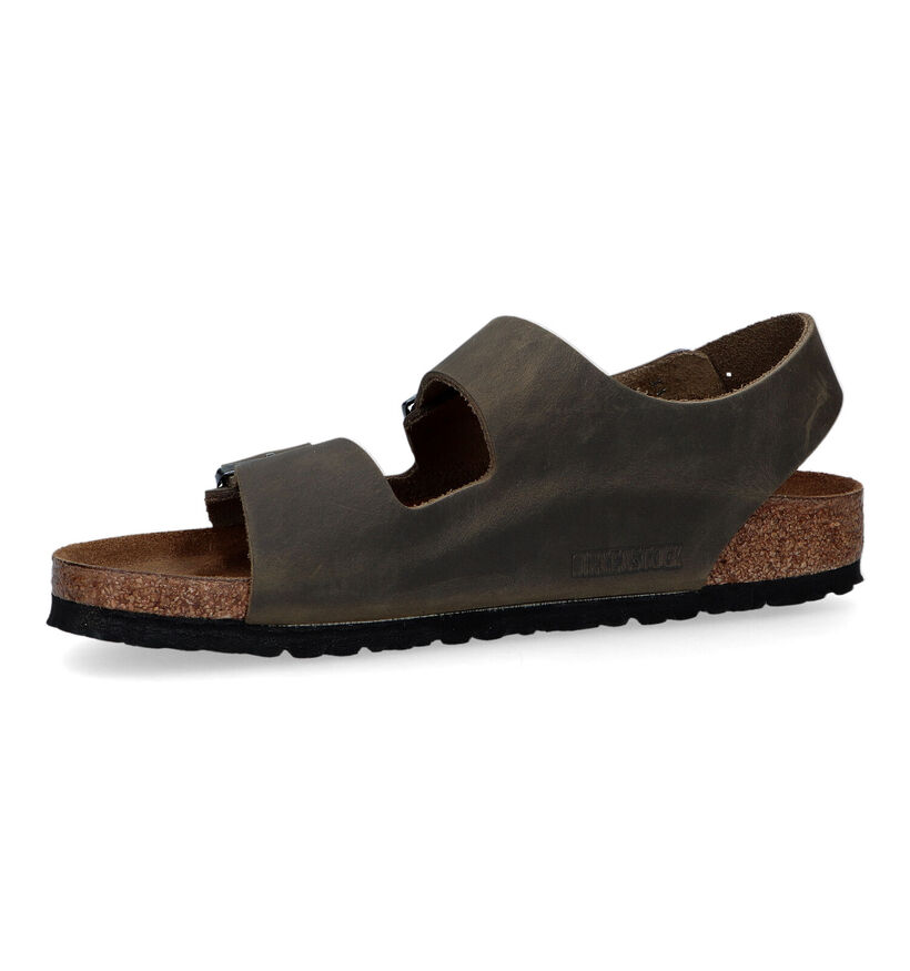 Birkenstock Milano Sandales en Marron pour hommes (337877)