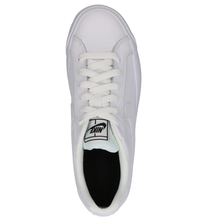 Nike Court Royale Zwarte Sneakers in leer (261703)