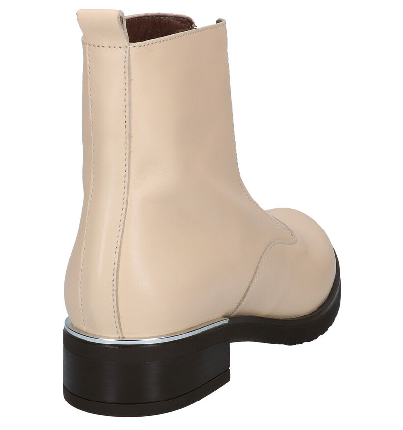 Wonders Bottes en Ecru en cuir (298917)