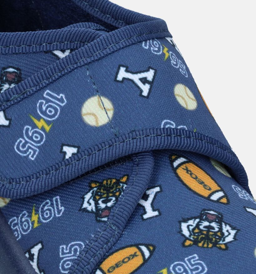 Geox Nymel Blauwe Pantoffels voor jongens (330052)