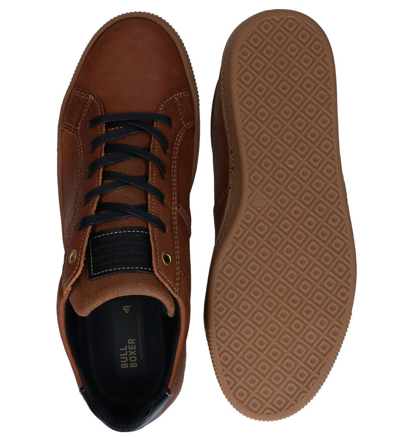 Bullboxer Chaussures à lacets en Brun foncé en cuir (276956)