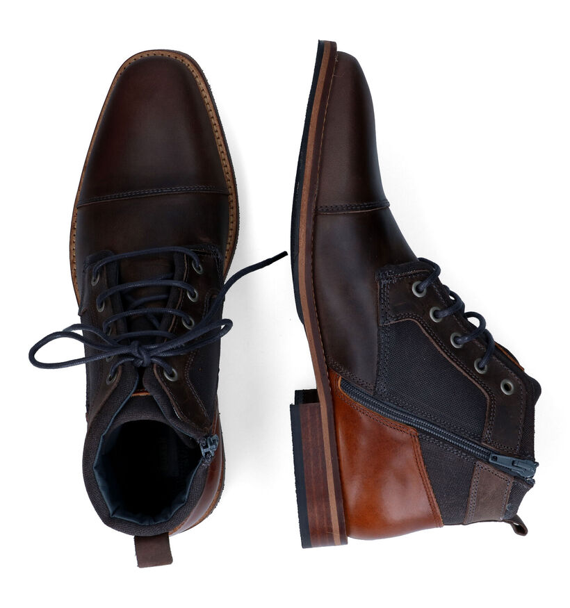 Bullboxer Chaussures classiques en Gris foncé pour hommes (313086) - pour semelles orthopédiques
