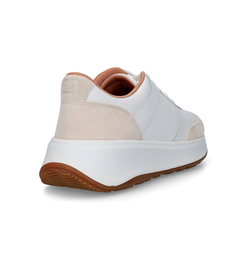 FitFlop F-Mode Flatform Witte Sneakers voor dames (320486) - geschikt voor steunzolen