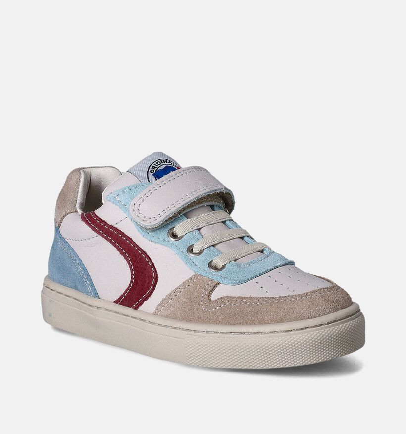 Little David Angelo Witte Schoenen met elastiek en velcro voor jongens (355350)
