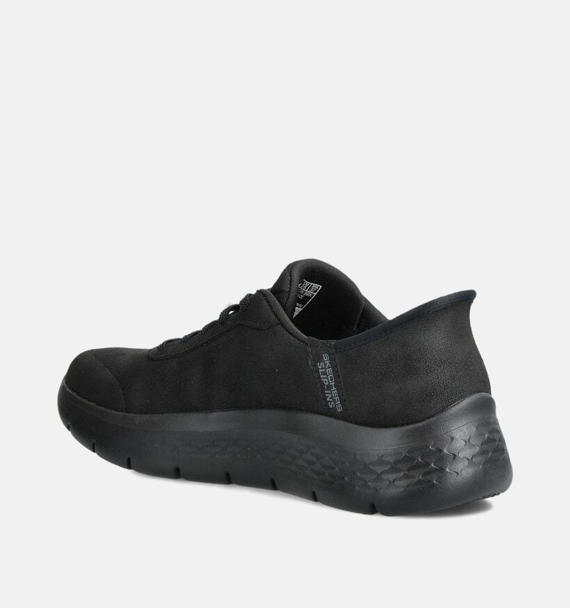 Skechers Go Walk Flex Mali Zwarte Slip-in Sneakers voor dames (360892)