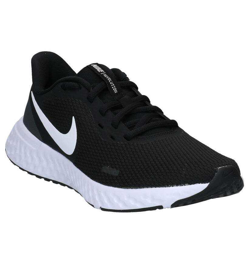 Nike Revolution 5 Baskets en Noir en simili cuir (290920)