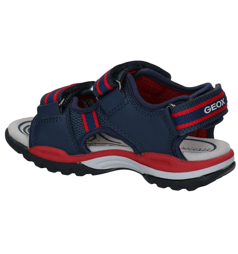 Geox Borealis Sandales en Bleu en simili cuir (286965)