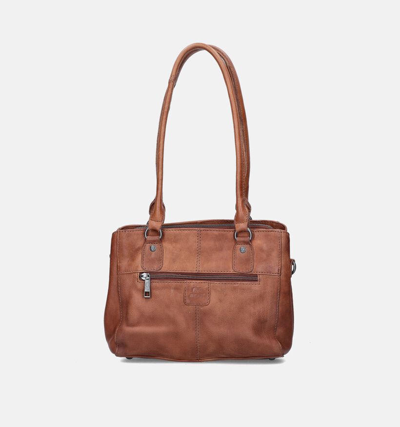 Bear Design Sac &agrave; bandouli&egrave;re en Cognac pour femmes (382125)