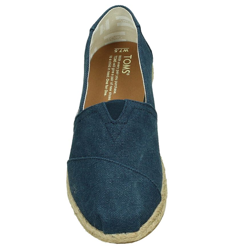 Toms Alpargata  Espadrilles en Gris en textile (269359)