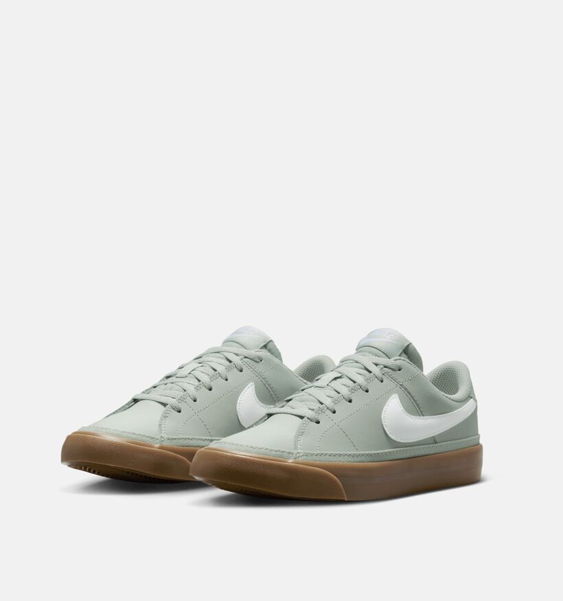 Nike Court Legacy Grijze Sneakers voor jongens, meisjes (357217)