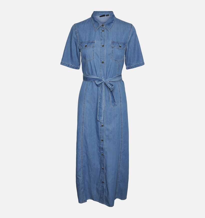 Vero Moda Vio Robe chemise en Bleu pour femmes (341810)
