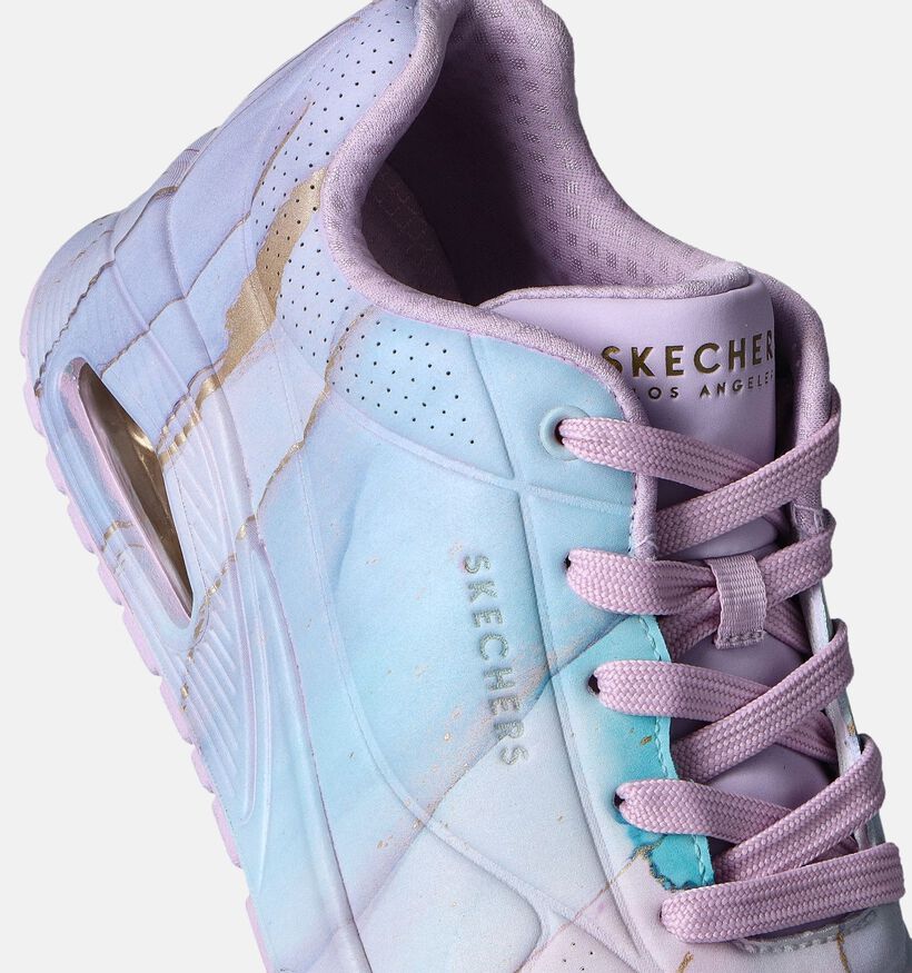 Skechers Uno Lila Sneakers voor dames (351894) - geschikt voor steunzolen