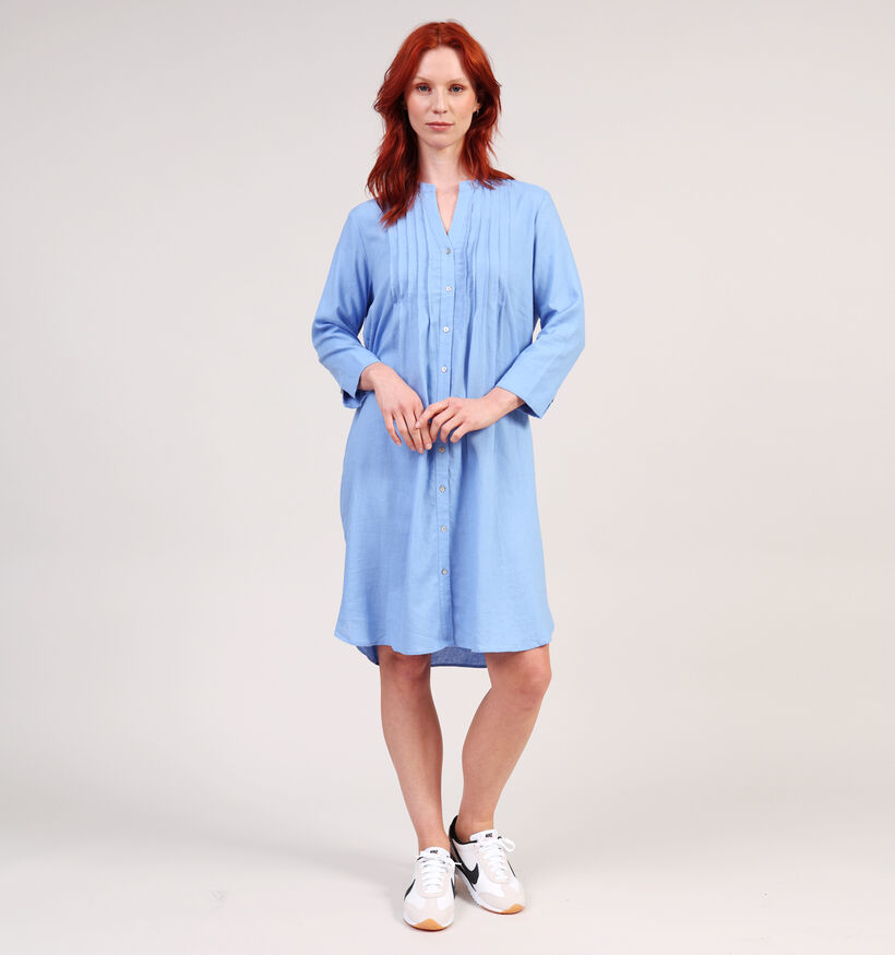 Expresso Provence Blauwe Midi Jurk voor dames (359606)