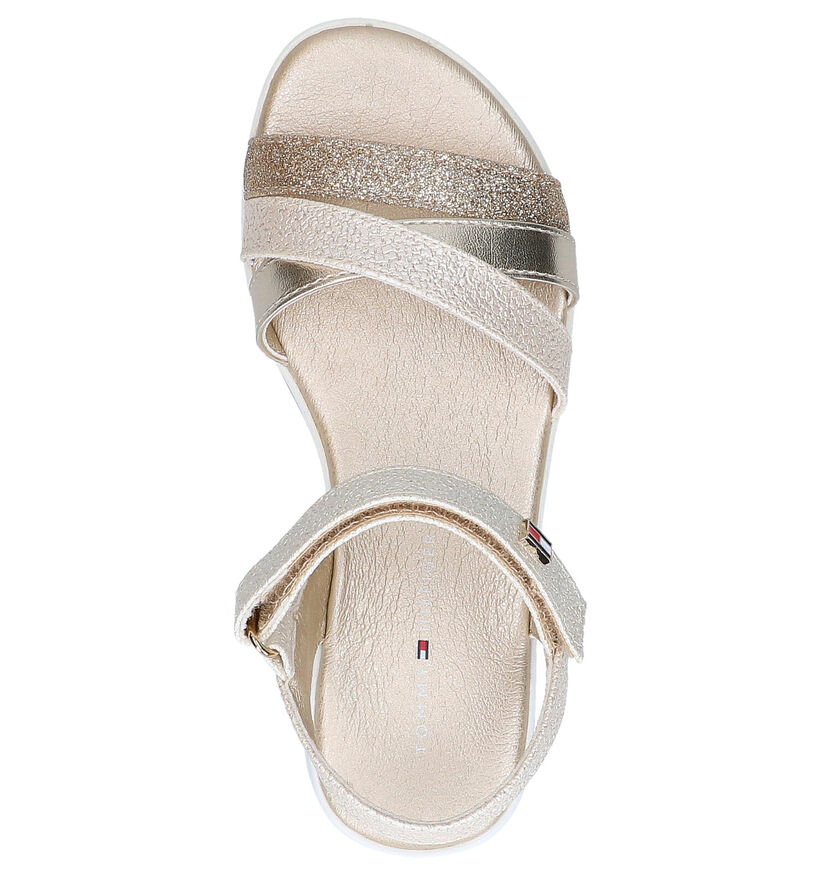 Tommy Hilfiger Gouden Sandalen in kunstleer (290056)