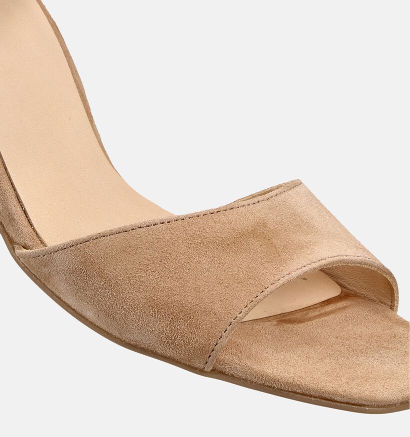 Paul Green Sandales &agrave; talons en Marron pour femmes (374129)