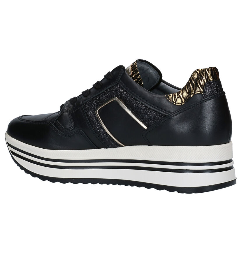 NeroGiardini Chaussures à lacets en Noir en cuir (283478)