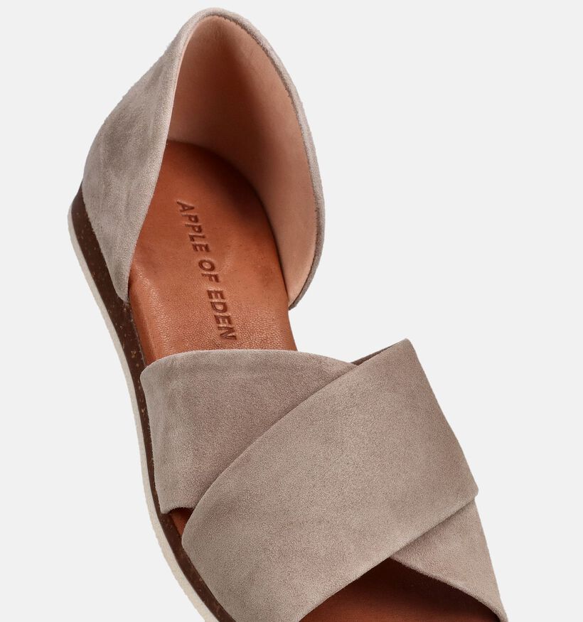 Apple of Eden Chuisi Taupe Sandalen voor dames (372273)