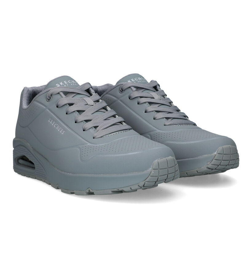 Skechers Uno Stand On Air Zwarte Sneakers voor heren (334160)