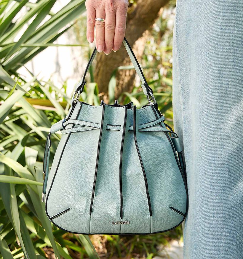 L.Credi Rahmi Mint Blue Sac &agrave; main en Bleu pour femmes (370928)