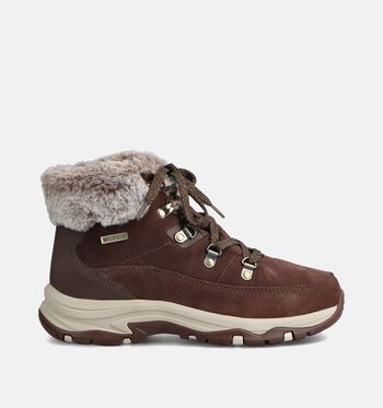 Skechers Waterproof Low Chaussures outdoor Marron/Vert