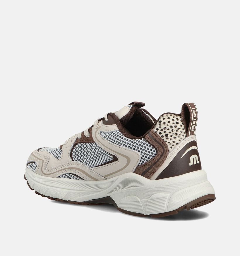 Maruti Novi Beige Sneakers voor dames (360822) - geschikt voor steunzolen