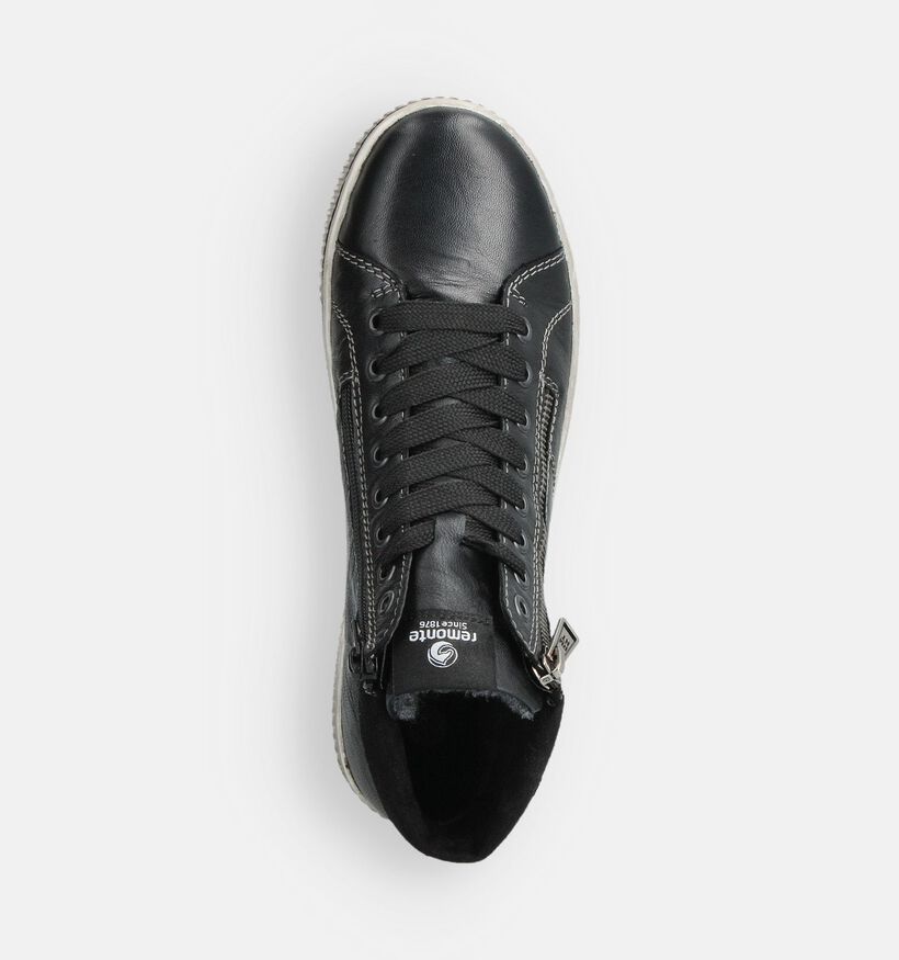 Remonte Zwarte Hoge Sneakers voor dames (360396) - geschikt voor steunzolen