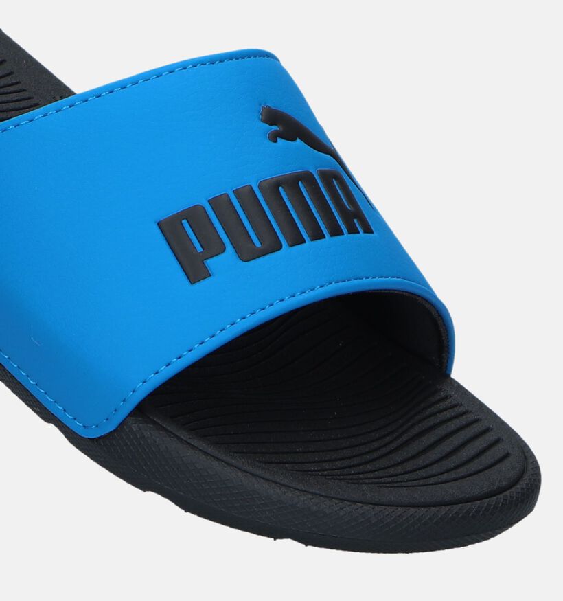 Puma Cool Cat 2.0 Blauwe Badslippers voor jongens, meisjes (350400)