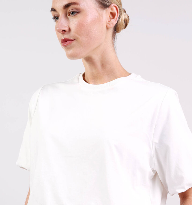 Vero Moda Aya Penny Cropped Witte T-shirt voor dames (374950)