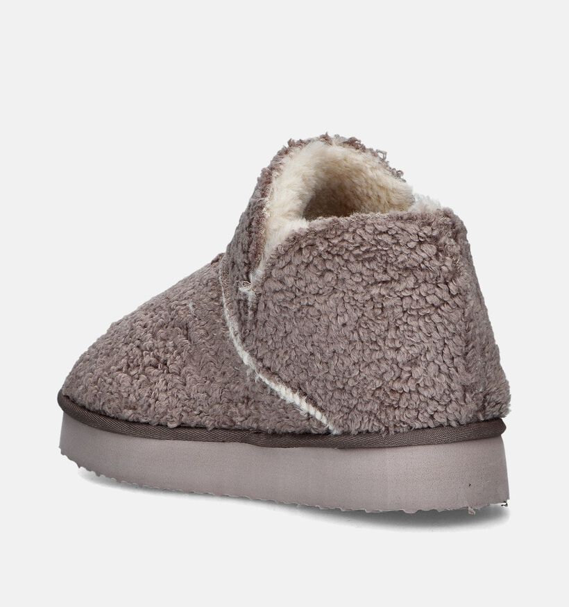 Torfs Home Taupe Hoge pantoffels voor dames (349388)